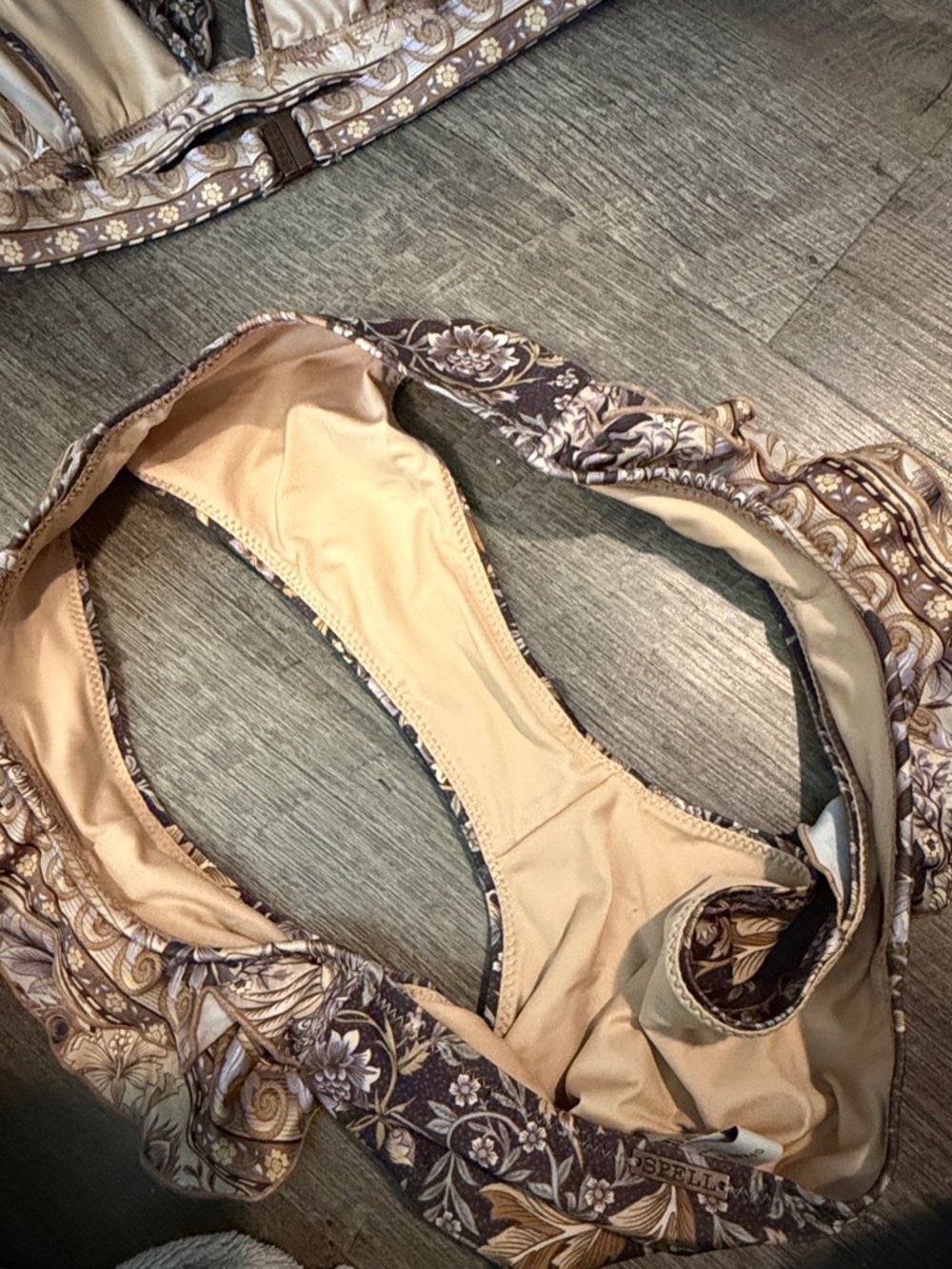 Spell the Gypsy collective Floral Ruffle Bikini Set - Picture 5 of 5